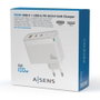 Aisens Cargador GaN 100W con 2xUSB-C y 1xUSB-A, Blanco